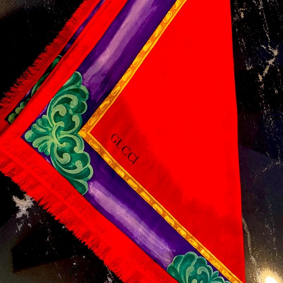 Gucci Silk Scarf - Picture 1 of 3